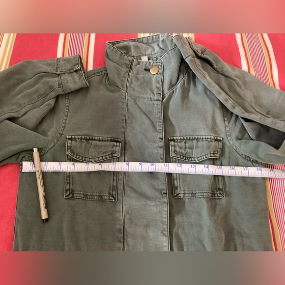 Anthropologie Ecote Olive Green Utility Jacket - Picture 11 of 11